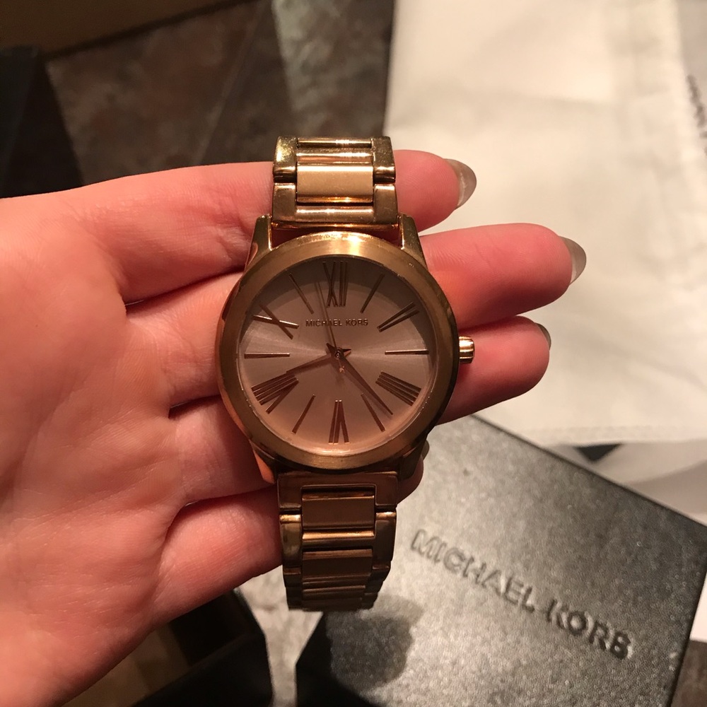 Gold Michael Kors Watch - woman’s - Picture 2 of 4